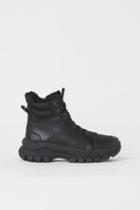 H & M - Warm-lined High Tops - Black