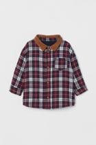 H & M - Lined Shirt - Red