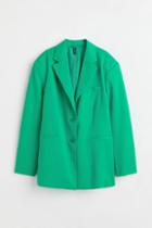 H & M - Long Jacket - Green