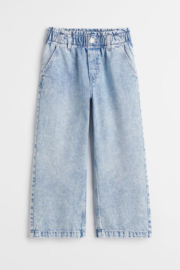 H & M - Wide Fit Jeans - Blue