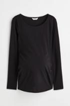 H & M - Mama Long-sleeved Jersey Top - Gray