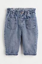 H & M - Lined Cotton Jeans - Blue