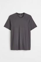 H & M - Seamless Sports Shirt In Drymove&trade; - Gray