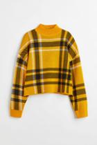 H & M - Jacquard-knit Sweater - Yellow