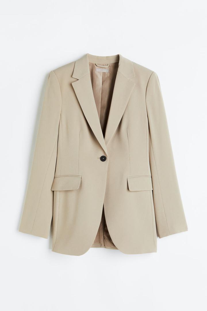 H & M - Fitted Blazer - Brown