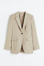 H & M - Fitted Blazer - Brown