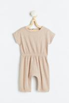 H & M - Ribbed Jumpsuit - Orange