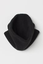 H & M - Ribbed Tube Scarf - Black