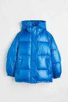 H & M - Oversized Puffer Jacket - Blue