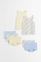 H & M - 7-piece Cotton Set - Yellow