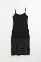 H & M - H & M+ Crochet-look Dress - Black