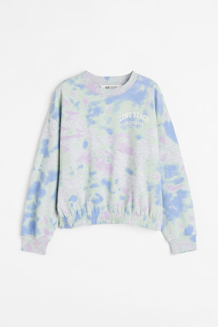 H & M - Boxy Sweatshirt - Gray