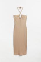H & M - Sleeveless Turtleneck Dress - Turquoise