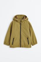 H & M - Hooded Shell Jacket - Yellow