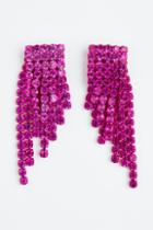 H & M - Long Earrings - Pink