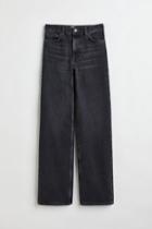H & M - Straight Regular Jeans - Gray