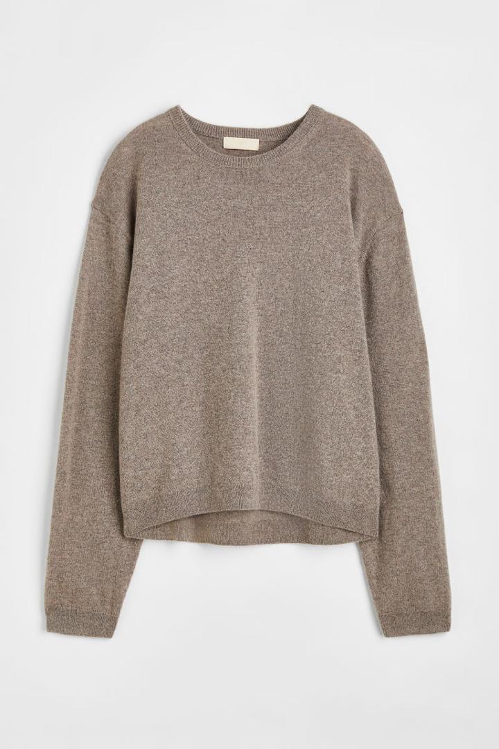 H & M - Fine-knit Cashmere Sweater - Beige