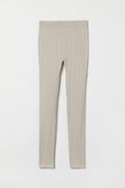 H & M - Seamless Leggings - Brown