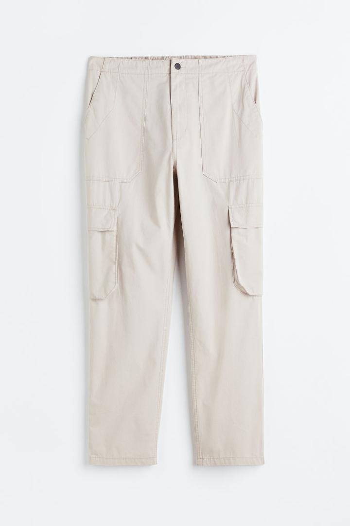H & M - Regular Fit Cargo Pants - Brown