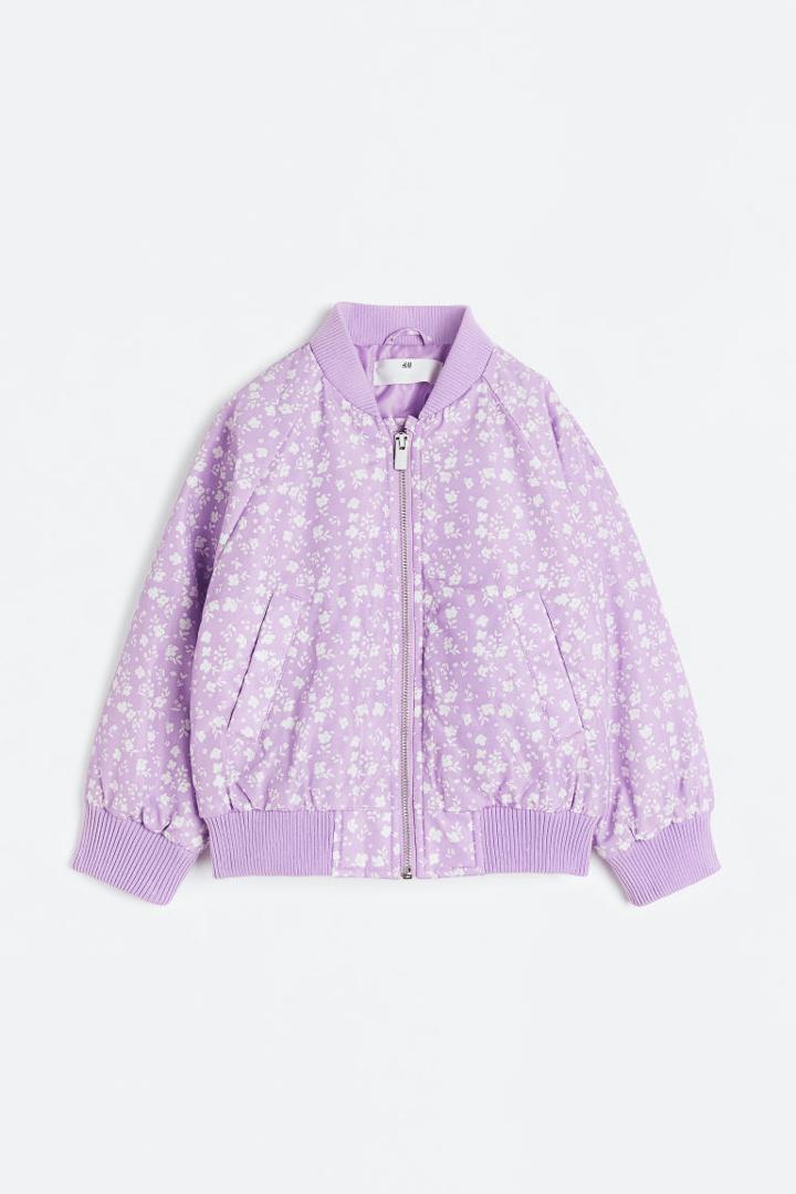 H & M - Bomber Jacket - Purple