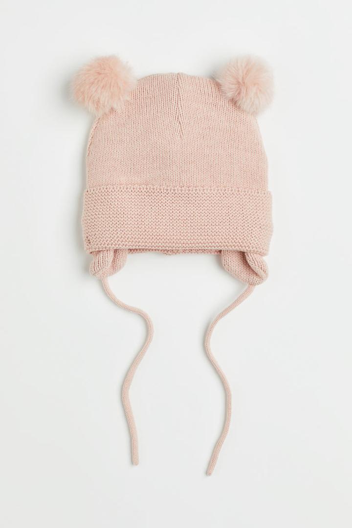 H & M - Fleece-lined Hat - Orange