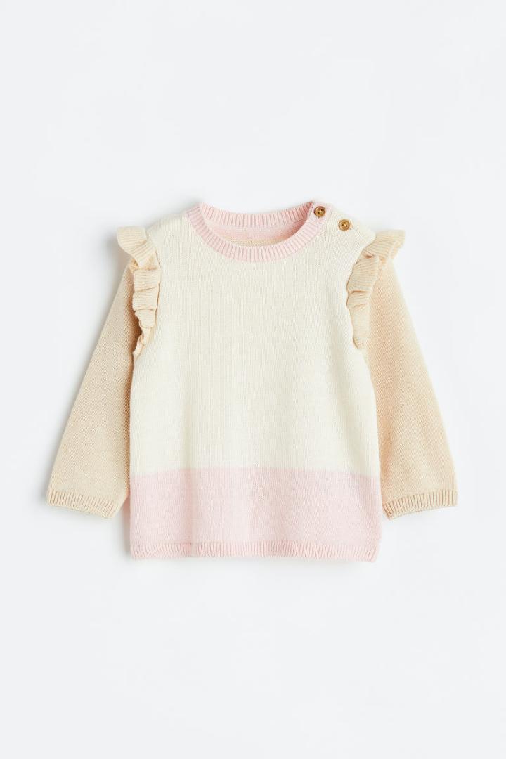 H & M - Cotton Sweater - White