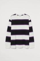 H & M - Relaxed Fit Jersey Shirt - White