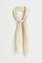 H & M - Satin Scarf - Beige