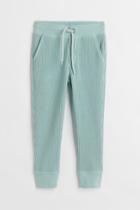 H & M - Cotton-blend Joggers - Turquoise