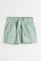 H & M - High Waist Shorts - Green
