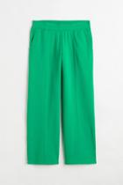 H & M - Straight-cut Joggers - Green