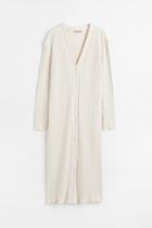 H & M - Rib-knit Dress - White