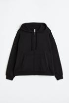 H & M - H & M+ Hooded Sweatshirt Jacket - Black