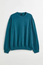 H & M - Relaxed Fit Sweatshirt - Turquoise