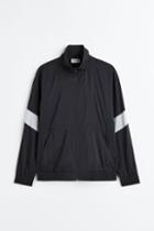 H & M - Water-repellent Track Jacket - Black