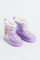 H & M - Glittery Printed Boots - Purple