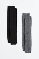 H & M - Rib-knit Leg Warmers - Black