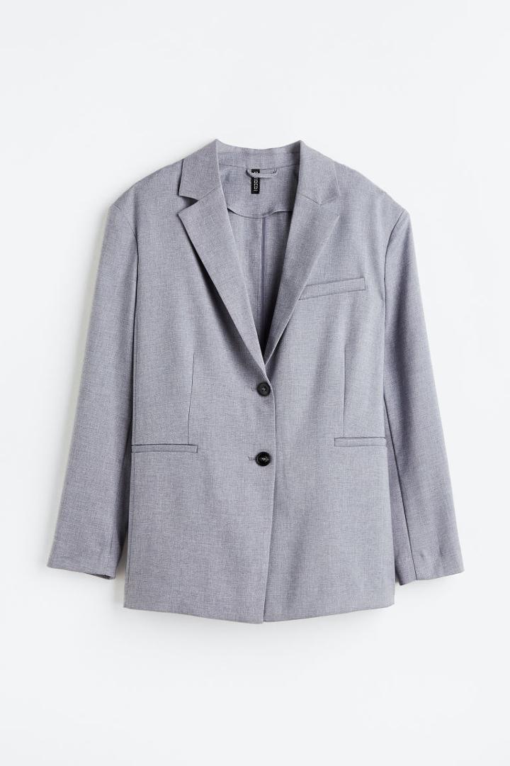H & M - Single-breasted Blazer - Gray