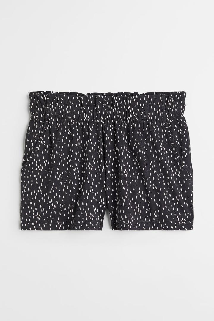 H & M - Cotton Jersey Shorts - Gray