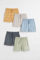 H & M - 5-pack Jersey Shorts - Green