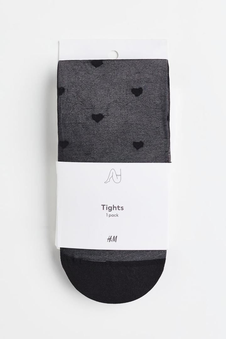 H & M - 20 Denier Tights - Black