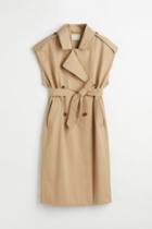 H & M - Sleeveless Jacket Dress - Beige
