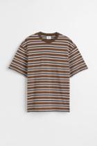 H & M - Relaxed Fit Cotton T-shirt - Green