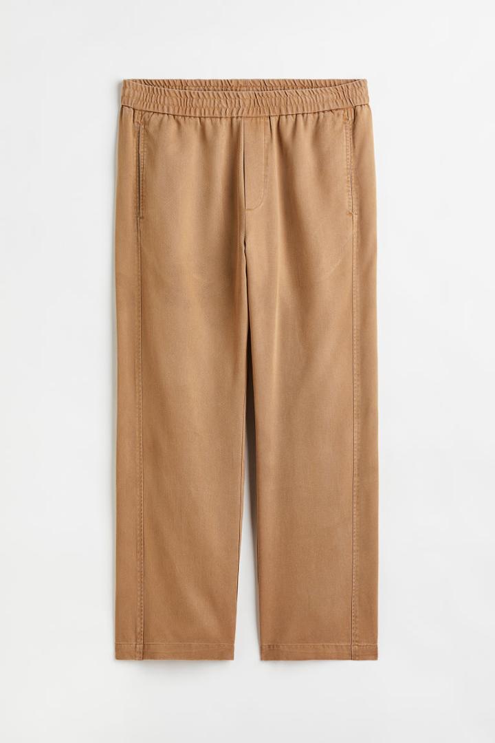 H & M - High-waist Dress Pants - Blue