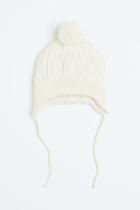 H & M - Knit Hat - White
