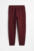 H & M - Relaxed Fit Cotton Joggers - Red