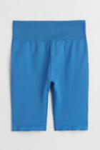 H & M - Seamless Biker Shorts - Blue