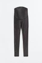 H & M - Mama Glittery Leggings - Black
