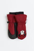 H & M - Water-repellent Ski Mittens - Red