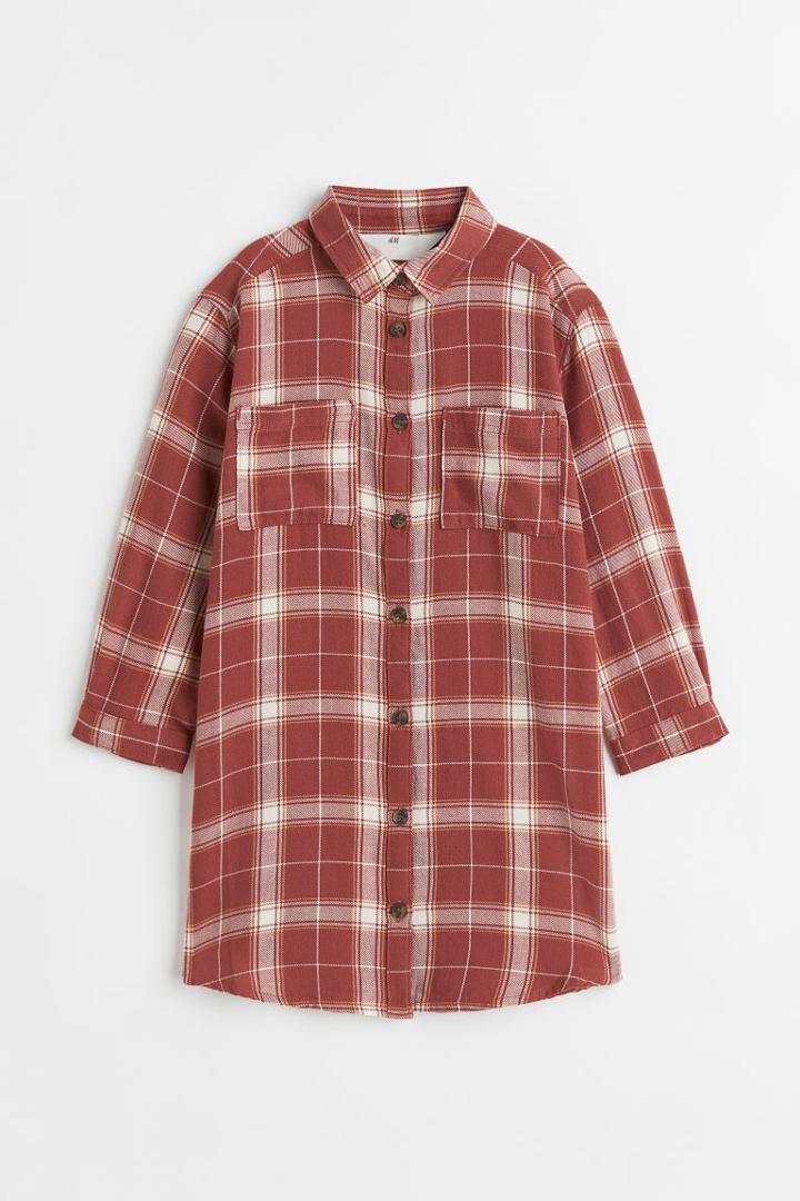 H & M - Shirt Dress - Orange
